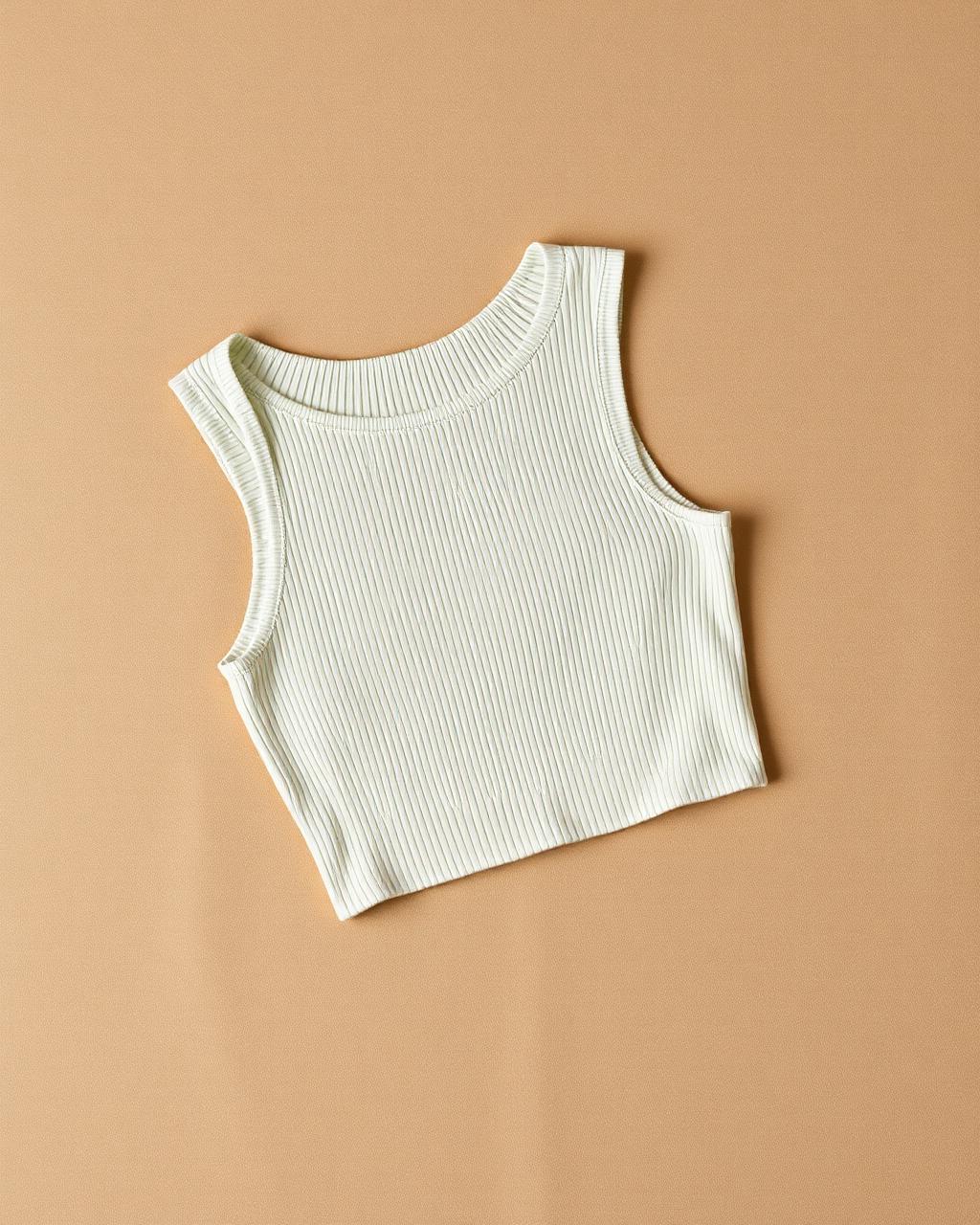 Ribbed tank top, Tessio Leisures everyday top